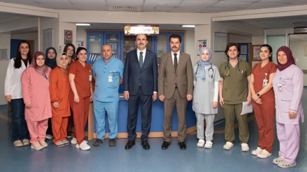 Başkan Altay’dan Tıp Fakültesi Hastanesi ve Diş Hekimliği Fakültesine ziyaret